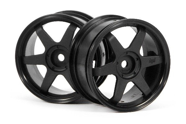 Te37 Wheel 26Mm Black (0Mm Offset) ryhmässä LELUT, TUOTTEET LAPSILLE JA VAUVOILLE / Radio-ohjattava / Varaosat ja lisävarusteet / HPI / Vanteet / Onroad @ TP E-commerce Nordic AB (A03138)