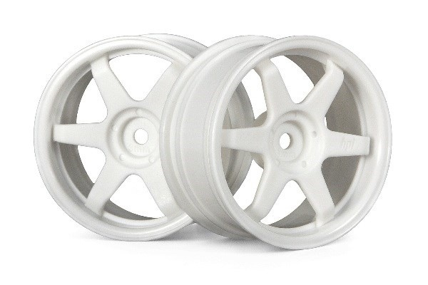Te37 Pyörä 26Mm Valkoinen (3Mm Offset) ryhmässä LELUT, TUOTTEET LAPSILLE JA VAUVOILLE / Radio-ohjattava / Varaosat ja lisävarusteet / HPI / Vanteet / Onroad @ TP E-commerce Nordic AB (A03140)