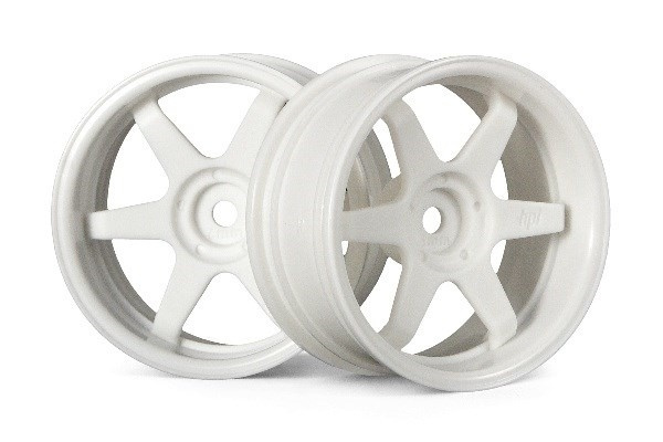 Te37 Wheel 26Mm White (6Mm Offset) ryhmässä LELUT, TUOTTEET LAPSILLE JA VAUVOILLE / Radio-ohjattava / Varaosat ja lisävarusteet / HPI / Vanteet / Onroad @ TP E-commerce Nordic AB (A03153)