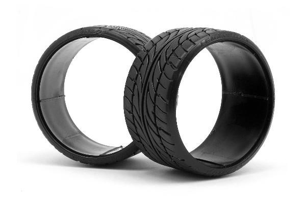 Lp35 T-Drift Tire Dunlop Le Mans Lm703 (2Pcs) ryhmässä LELUT, TUOTTEET LAPSILLE JA VAUVOILLE / Radio-ohjattava / Varaosat ja lisävarusteet / HPI / Renkaat / Onroad @ TP E-commerce Nordic AB (A03175)