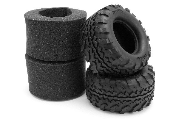 Gt2 Tyres S Compound (160X86Mm/2Pcs) ryhmässä LELUT, TUOTTEET LAPSILLE JA VAUVOILLE / Radio-ohjattava / Varaosat ja lisävarusteet / HPI / Renkaat / Offroad @ TP E-commerce Nordic AB (A03180)