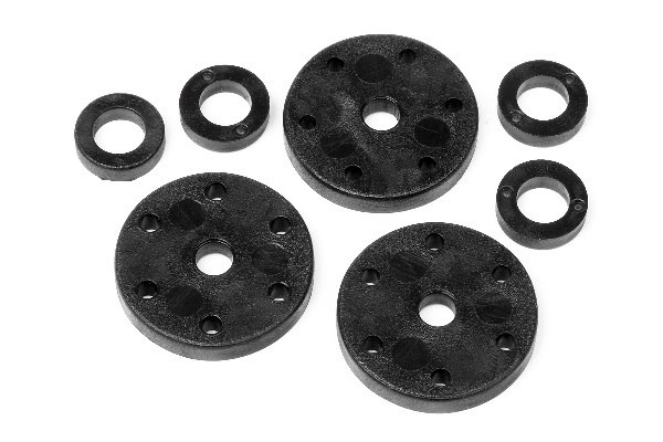 6 Holes Shock Piston Set (Holes 1.2/1.3/1.4mm) ryhmässä LELUT, TUOTTEET LAPSILLE JA VAUVOILLE / Radio-ohjattava / Varaosat ja lisävarusteet / HPI / Varaosat ja tuunaus / Iskunvaimentimet @ TP E-commerce Nordic AB (A03275)