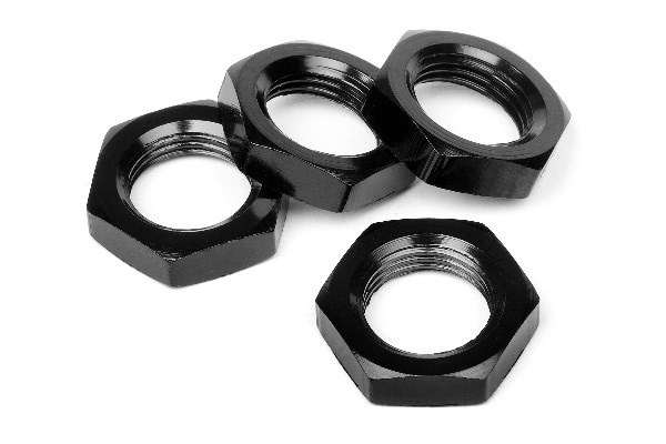 17Mm Wheel Nut (Black/4Pcs) ryhmässä LELUT, TUOTTEET LAPSILLE JA VAUVOILLE / Radio-ohjattava / Varaosat ja lisävarusteet / HPI / Varaosat ja tuunaus / Voimansiirto @ TP E-commerce Nordic AB (A03336)