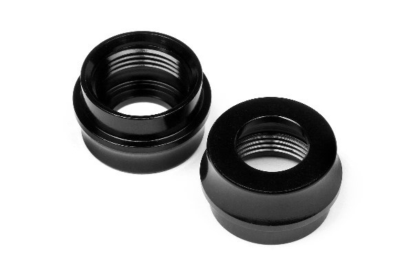 Big Bore Shock Bottom Cap _Black/2Pcs_ ryhmässä LELUT, TUOTTEET LAPSILLE JA VAUVOILLE / Radio-ohjattava / Varaosat ja lisävarusteet / HPI / Varaosat ja tuunaus / Iskunvaimentimet @ TP E-commerce Nordic AB (A03351)