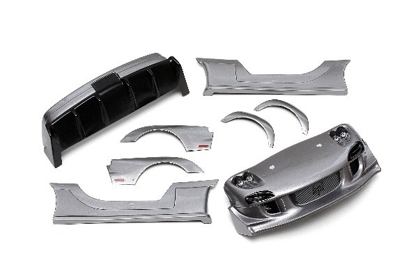 Stage-D Mazda Rx-7 Fd3S Aero Body Kit ryhmässä LELUT, TUOTTEET LAPSILLE JA VAUVOILLE / Radio-ohjattava / Varaosat ja lisävarusteet / HPI / Rungot ja tarvikkeet / Onroad-rungot (läpinäkyvät) @ TP E-commerce Nordic AB (A03409)