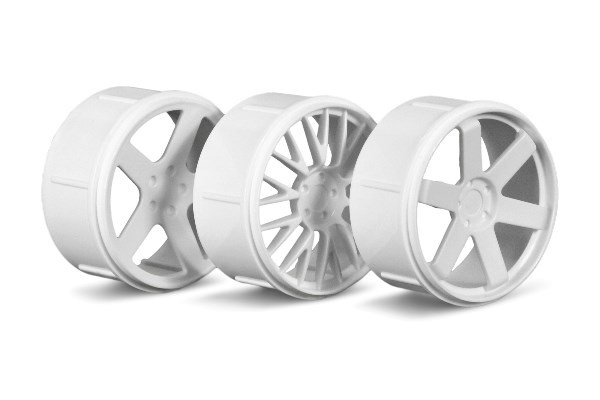 Wheel Set (White/Micro Rs4) ryhmässä LELUT, TUOTTEET LAPSILLE JA VAUVOILLE / Radio-ohjattava / Varaosat ja lisävarusteet / HPI / Vanteet / Onroad @ TP E-commerce Nordic AB (A03459)