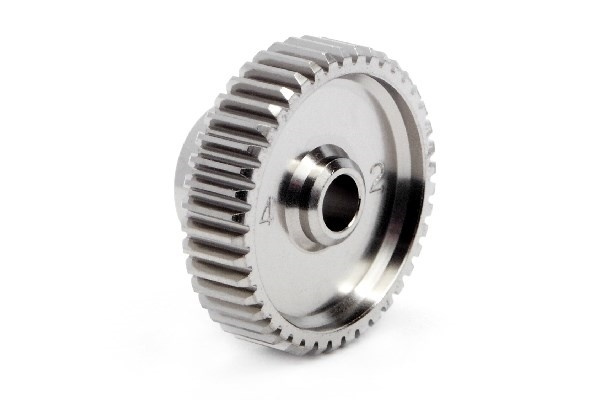 Aluminium Racing Pinion Gear 42 Tooth (64 Pitch) ryhmässä LELUT, TUOTTEET LAPSILLE JA VAUVOILLE / Radio-ohjattava / Varaosat ja lisävarusteet / HPI / Vakiovarusteet ja tuunaus / Hammaspyörät @ TP E-commerce Nordic AB (A03517)