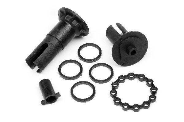 Differential Outdrive Set ryhmässä LELUT, TUOTTEET LAPSILLE JA VAUVOILLE / Radio-ohjattava / Varaosat ja lisävarusteet / HPI / Varaosat ja tuunaus / Voimansiirto @ TP E-commerce Nordic AB (A03668)