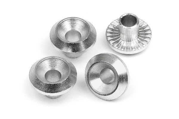 Wheel Washer (Silver/4Pcs) ryhmässä LELUT, TUOTTEET LAPSILLE JA VAUVOILLE / Radio-ohjattava / Varaosat ja lisävarusteet / HPI / Ruuvit/Kiinnikkeet / Levyt @ TP E-commerce Nordic AB (A04045)