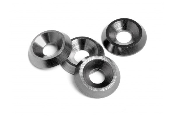 Cone Washer 3X9X2Mm (Gunmetal/4Pcs) ryhmässä LELUT, TUOTTEET LAPSILLE JA VAUVOILLE / Radio-ohjattava / Varaosat ja lisävarusteet / HPI / Ruuvit/Kiinnikkeet / Levyt @ TP E-commerce Nordic AB (A04176)