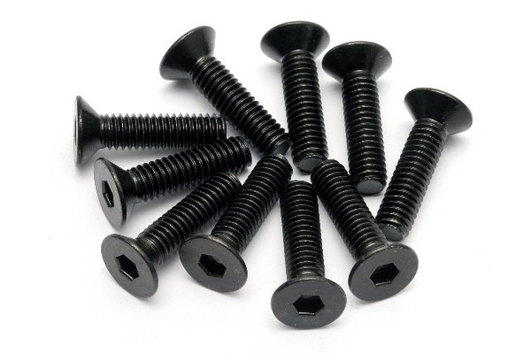 Flat Head Screw M4X15Mm (Hex Socket/10Pcs) ryhmässä LELUT, TUOTTEET LAPSILLE JA VAUVOILLE / Radio-ohjattava / Varaosat ja lisävarusteet / HPI / Ruuvit/Kiinnikkeet / Ruuvit @ TP E-commerce Nordic AB (A04231)