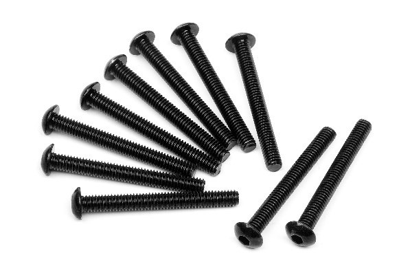 Button Head Screw M4X35Mm (Hex Socket/10Pcs) ryhmässä LELUT, TUOTTEET LAPSILLE JA VAUVOILLE / Radio-ohjattava / Varaosat ja lisävarusteet / HPI / Ruuvit/Kiinnikkeet / Ruuvit @ TP E-commerce Nordic AB (A04236)