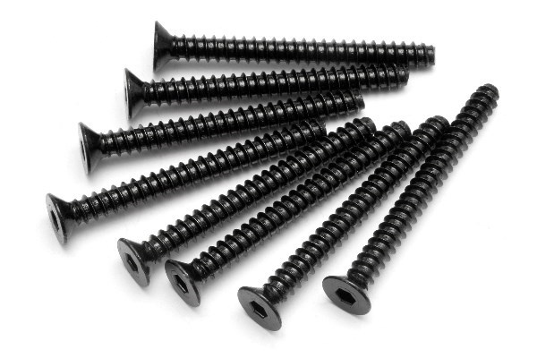 Tp Flat Head Screw M4X40Mm (Hex Socket/8Pcs) ryhmässä LELUT, TUOTTEET LAPSILLE JA VAUVOILLE / Radio-ohjattava / Varaosat ja lisävarusteet / HPI / Ruuvit/Kiinnikkeet / Ruuvit @ TP E-commerce Nordic AB (A04239)