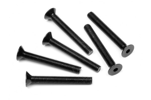 Flat Head Screw M5X40Mm (Hex Socket/6Pcs) ryhmässä LELUT, TUOTTEET LAPSILLE JA VAUVOILLE / Radio-ohjattava / Varaosat ja lisävarusteet / HPI / Ruuvit/Kiinnikkeet / Ruuvit @ TP E-commerce Nordic AB (A04249)