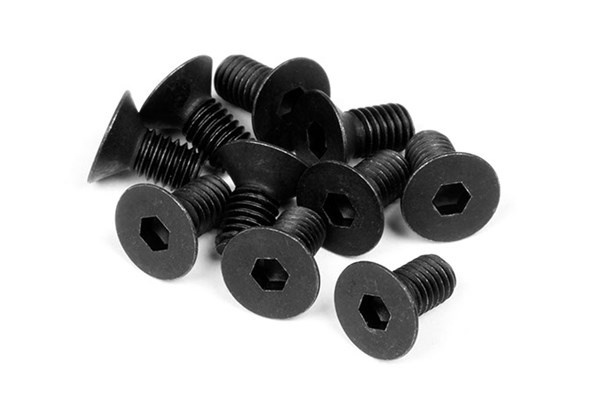 Flat Head Screw M3X6Mm (Hex Socket/10Pcs) ryhmässä LELUT, TUOTTEET LAPSILLE JA VAUVOILLE / Radio-ohjattava / Varaosat ja lisävarusteet / HPI / Ruuvit/Kiinnikkeet / Ruuvit @ TP E-commerce Nordic AB (A04344)