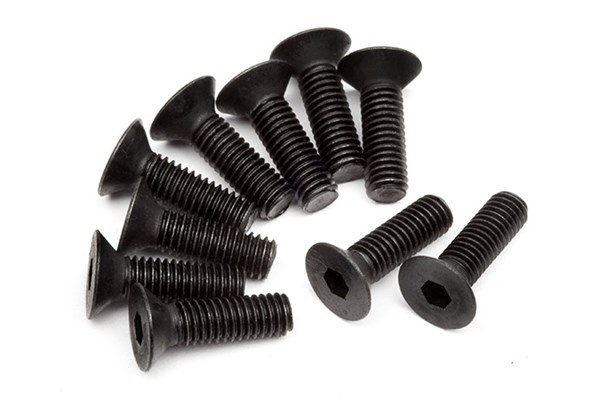 Flat Head Screw M3X10Mm(Hex Socket/10Pcs) ryhmässä LELUT, TUOTTEET LAPSILLE JA VAUVOILLE / Radio-ohjattava / Varaosat ja lisävarusteet / HPI / Ruuvit/Kiinnikkeet / Ruuvit @ TP E-commerce Nordic AB (A04346)