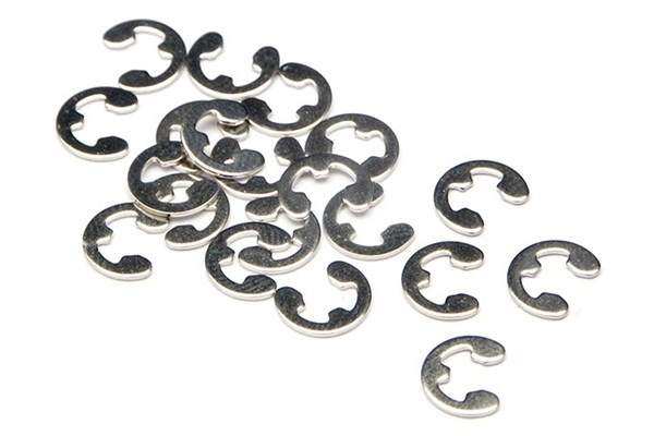 E Clip E2.5Mm (20Pcs) ryhmässä LELUT, TUOTTEET LAPSILLE JA VAUVOILLE / Radio-ohjattava / Varaosat ja lisävarusteet / HPI / Ruuvit/Kiinnikkeet / Kiinnitsrenkaat @ TP E-commerce Nordic AB (A04363)