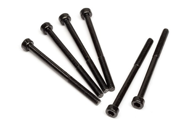 Cap Head Screw M3X42Mm (Black/6Pcs) ryhmässä LELUT, TUOTTEET LAPSILLE JA VAUVOILLE / Radio-ohjattava / Varaosat ja lisävarusteet / HPI / Ruuvit/Kiinnikkeet / Ruuvit @ TP E-commerce Nordic AB (A04387)