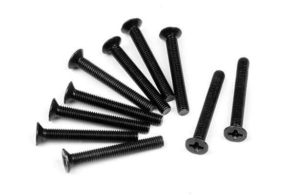 Flathead Screw M3X24Mm (10Pcs) ryhmässä LELUT, TUOTTEET LAPSILLE JA VAUVOILLE / Radio-ohjattava / Varaosat ja lisävarusteet / HPI / Ruuvit/Kiinnikkeet / Ruuvit @ TP E-commerce Nordic AB (A04392)