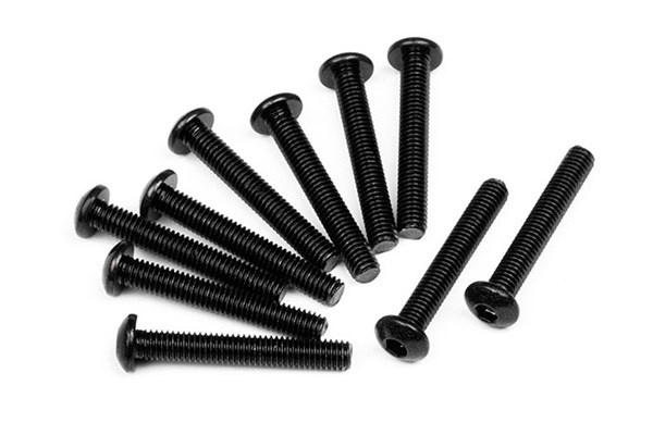 Button Head Screw M3X20Mm (10Pcs) ryhmässä LELUT, TUOTTEET LAPSILLE JA VAUVOILLE / Radio-ohjattava / Varaosat ja lisävarusteet / HPI / Ruuvit/Kiinnikkeet / Ruuvit @ TP E-commerce Nordic AB (A04400)