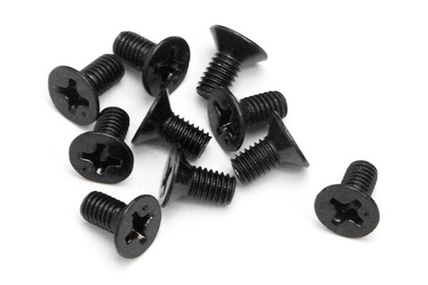 Flat Head Screw M3X6Mm (10Pcs) ryhmässä LELUT, TUOTTEET LAPSILLE JA VAUVOILLE / Radio-ohjattava / Varaosat ja lisävarusteet / HPI / Ruuvit/Kiinnikkeet / Ruuvit @ TP E-commerce Nordic AB (A04426)