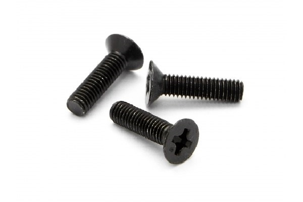 Flat Head Screw M3 X 12Mm (6Pcs) ryhmässä LELUT, TUOTTEET LAPSILLE JA VAUVOILLE / Radio-ohjattava / Varaosat ja lisävarusteet / HPI / Ruuvit/Kiinnikkeet / Ruuvit @ TP E-commerce Nordic AB (A04429)