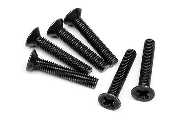 Flat Head Screw M3X18Mm (6Pcs) ryhmässä LELUT, TUOTTEET LAPSILLE JA VAUVOILLE / Radio-ohjattava / Varaosat ja lisävarusteet / HPI / Ruuvit/Kiinnikkeet / Ruuvit @ TP E-commerce Nordic AB (A04431)