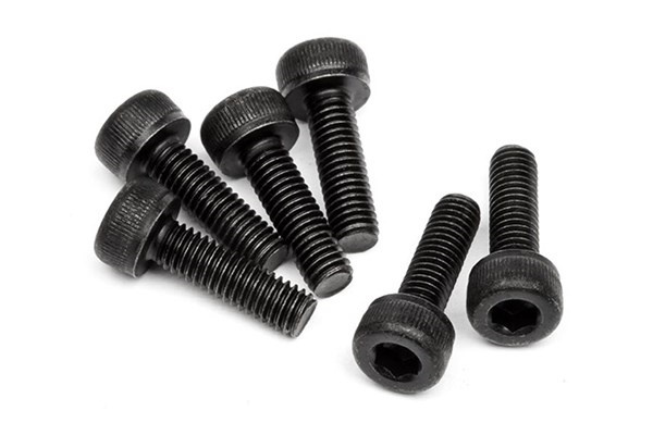 Cap Head Screw M3 X 10Mm (6Pcs) ryhmässä LELUT, TUOTTEET LAPSILLE JA VAUVOILLE / Radio-ohjattava / Varaosat ja lisävarusteet / HPI / Ruuvit/Kiinnikkeet / Ruuvit @ TP E-commerce Nordic AB (A04437)