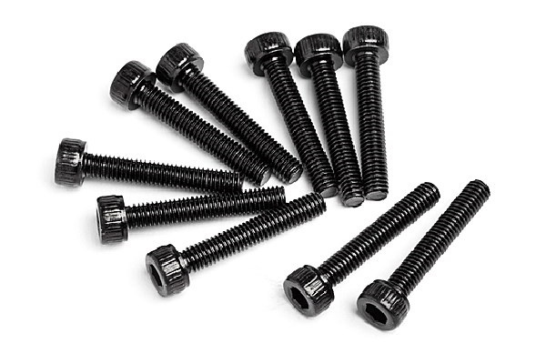 Cap Head Screw M3X18Mm (10Pcs) ryhmässä LELUT, TUOTTEET LAPSILLE JA VAUVOILLE / Radio-ohjattava / Varaosat ja lisävarusteet / HPI / Ruuvit/Kiinnikkeet / Ruuvit @ TP E-commerce Nordic AB (A04440)