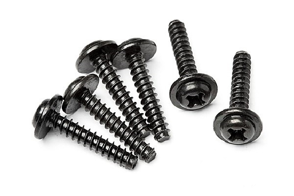 Tp. Flanged Screw M3X15Mm (6Pcs) ryhmässä LELUT, TUOTTEET LAPSILLE JA VAUVOILLE / Radio-ohjattava / Varaosat ja lisävarusteet / HPI / Ruuvit/Kiinnikkeet / Ruuvit @ TP E-commerce Nordic AB (A04449)