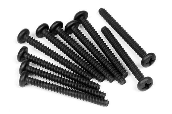 Tp. Binder Head Screw M3X30Mm (10Pcs) ryhmässä LELUT, TUOTTEET LAPSILLE JA VAUVOILLE / Radio-ohjattava / Varaosat ja lisävarusteet / HPI / Ruuvit/Kiinnikkeet / Ruuvit @ TP E-commerce Nordic AB (A04457)