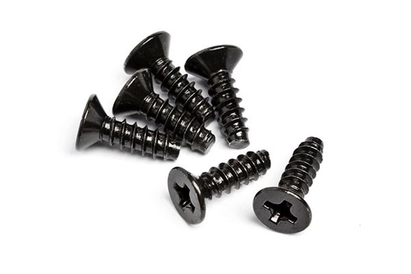 Tp Flat Head Screw M3 X 10Mm (6 Pcs) ryhmässä LELUT, TUOTTEET LAPSILLE JA VAUVOILLE / Radio-ohjattava / Varaosat ja lisävarusteet / HPI / Ruuvit/Kiinnikkeet / Ruuvit @ TP E-commerce Nordic AB (A04459)