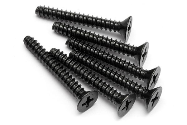 Tp. Flat Head Screw M4X30Mm (6Pcs) ryhmässä LELUT, TUOTTEET LAPSILLE JA VAUVOILLE / Radio-ohjattava / Varaosat ja lisävarusteet / HPI / Ruuvit/Kiinnikkeet / Ruuvit @ TP E-commerce Nordic AB (A04477)