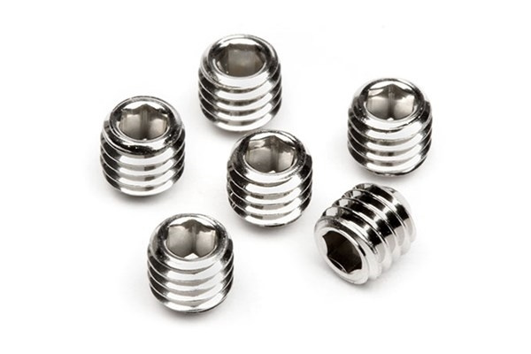 Set Screw M3 X 3Mm (6 Pcs) ryhmässä LELUT, TUOTTEET LAPSILLE JA VAUVOILLE / Radio-ohjattava / Varaosat ja lisävarusteet / HPI / Ruuvit/Kiinnikkeet / Ruuvit @ TP E-commerce Nordic AB (A04497)