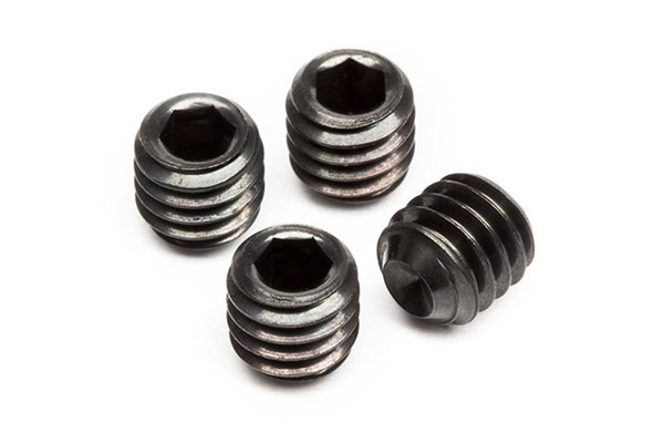 Set Screw M4X4Mm (4Pcs) ryhmässä LELUT, TUOTTEET LAPSILLE JA VAUVOILLE / Radio-ohjattava / Varaosat ja lisävarusteet / HPI / Ruuvit/Kiinnikkeet / Ruuvit @ TP E-commerce Nordic AB (A04505)
