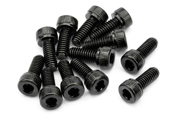 Cap Head Screw M4X10Mm (12Pcs) ryhmässä LELUT, TUOTTEET LAPSILLE JA VAUVOILLE / Radio-ohjattava / Varaosat ja lisävarusteet / HPI / Ruuvit/Kiinnikkeet / Ruuvit @ TP E-commerce Nordic AB (A04517)