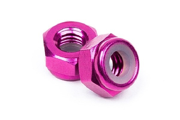 Aluminum Lock Nut M4 (Purple/10Pcs) ryhmässä LELUT, TUOTTEET LAPSILLE JA VAUVOILLE / Radio-ohjattava / Varaosat ja lisävarusteet / HPI / Ruuvit/Kiinnikkeet / Mutterit @ TP E-commerce Nordic AB (A04525)