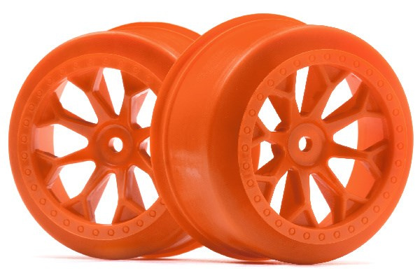 8-SHOT SC WHEEL (ORANGE/2PCS) ryhmässä LELUT, TUOTTEET LAPSILLE JA VAUVOILLE / Radio-ohjattava / Varaosat ja lisävarusteet / HPI / Vanteet / Offroad @ TP E-commerce Nordic AB (A04555)