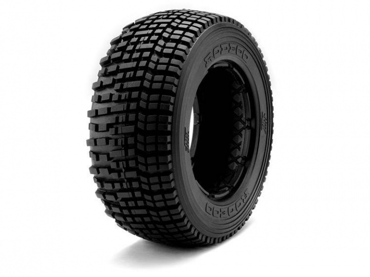 Rodeo Tire (White/Baja 5T/Front/2pcs) ryhmässä LELUT, TUOTTEET LAPSILLE JA VAUVOILLE / Radio-ohjattava / Varaosat ja lisävarusteet / HPI / Varaosat ja tuunaus / Jousitus @ TP E-commerce Nordic AB (A04585)