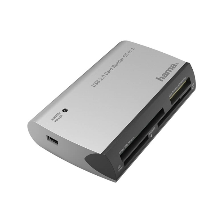 Hama Kortläsare USB-A 2.0 ryhmässä KODINELEKTRONIIKKA / Tallennusvälineet / Kortinlukijat @ TP E-commerce Nordic AB (A04794)