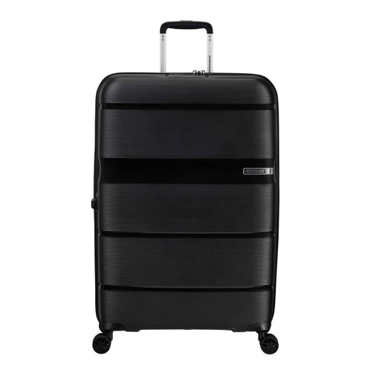 AMERICAN TOURISTER LINEX SPINNER 76/28 TSA VIVID BLACK ryhmässä URHEILU, VAPAA-AIKA JA HARRASTUS / Matkailutarvikkeet / Matkalaukut @ TP E-commerce Nordic AB (A04933)