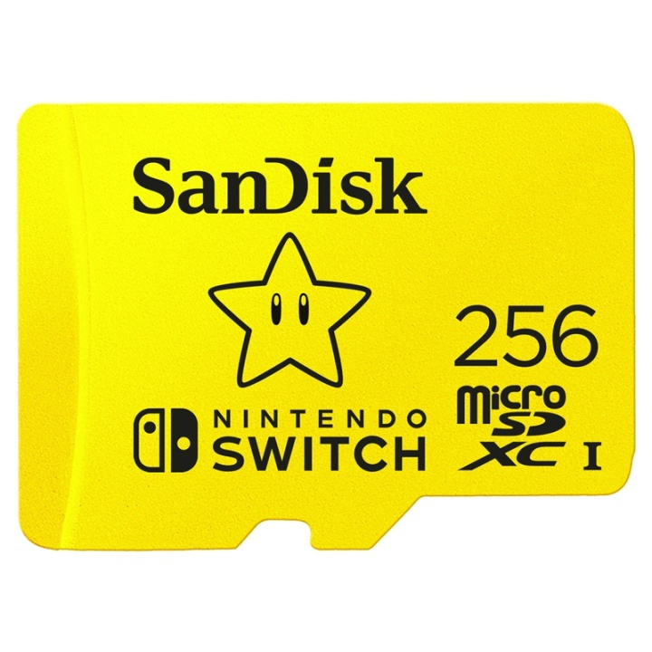SANDISK MicroSDXC Nintendo Switch 256GB UHS-I,100/90 ryhmässä KODINELEKTRONIIKKA / Tallennusvälineet / Muistikortit / MicroSD/HC/XC @ TP E-commerce Nordic AB (A05023)