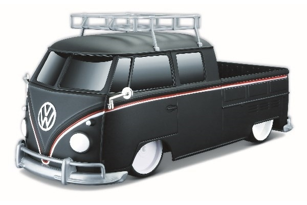 Volkswagen Pick up Type 2 1:16 27/40Mhz matt black ryhmässä LELUT, TUOTTEET LAPSILLE JA VAUVOILLE / Radio-ohjattava / Radio-ohjattavat autot @ TP E-commerce Nordic AB (A05089)