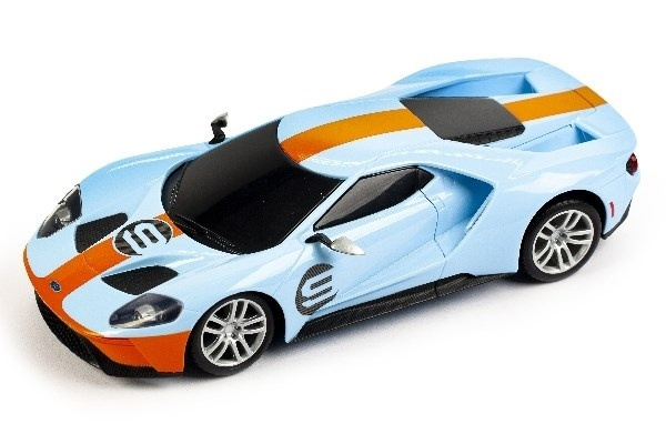 Ford GT R/C 1:24 27/40Mhz l.blue/orange -batteries ryhmässä LELUT, TUOTTEET LAPSILLE JA VAUVOILLE / Radio-ohjattava / Radio-ohjattavat autot @ TP E-commerce Nordic AB (A05090)