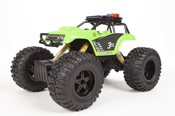 Rock Crawler 3XL R/C 2,4GHz (Li-ion+USB) green ryhmässä LELUT, TUOTTEET LAPSILLE JA VAUVOILLE / Radio-ohjattava / Radio-ohjattavat autot @ TP E-commerce Nordic AB (A05097)