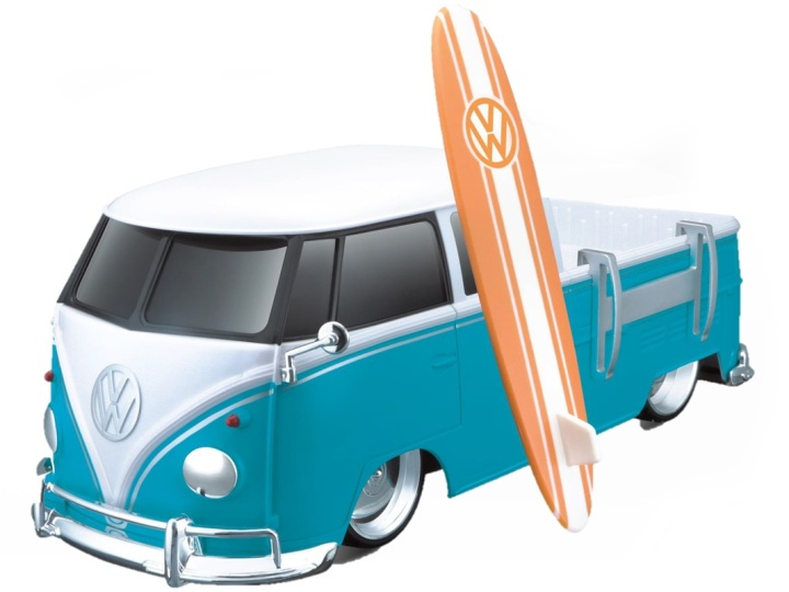 VW Pick-Up w/surf board R/C 1:16 27/74 MHz ryhmässä LELUT, TUOTTEET LAPSILLE JA VAUVOILLE / Radio-ohjattava / Radio-ohjattavat autot @ TP E-commerce Nordic AB (A05121)