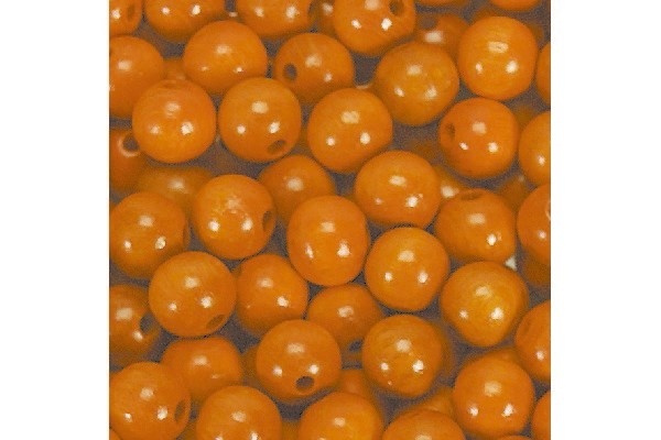 Träpärlor 5mm 1000 st, Orange ryhmässä URHEILU, VAPAA-AIKA JA HARRASTUS / Harrastus / Helmet / Puuhelmet @ TP E-commerce Nordic AB (A05263)