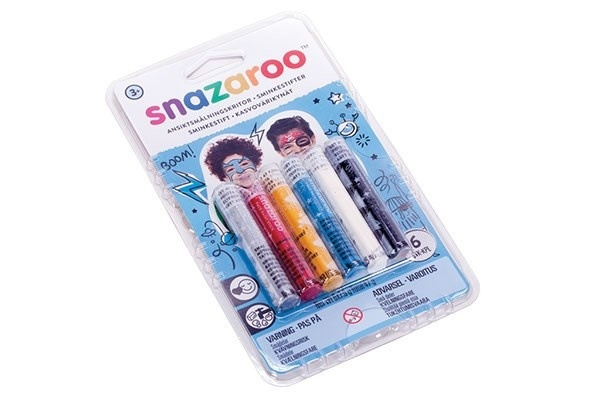 Snazaroo Ansiktfärg Adventure Stift, 6st ryhmässä LELUT, TUOTTEET LAPSILLE JA VAUVOILLE / Leikkikalut, Askartelu &Pelit / Naamiaisasut @ TP E-commerce Nordic AB (A05303)