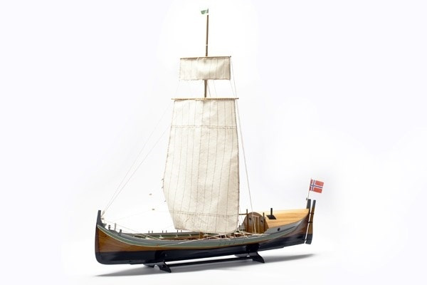 1:20 Nordlandsbaaden - wooden hull ryhmässä URHEILU, VAPAA-AIKA JA HARRASTUS / Harrastus / Puumallit / Alukset @ TP E-commerce Nordic AB (A05399)