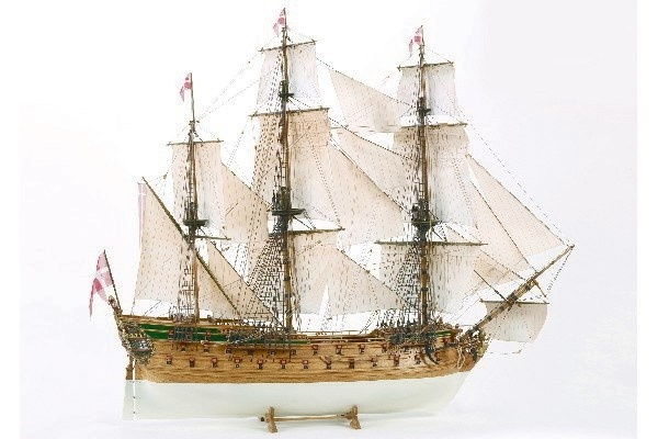 1:75 Norske Løve - Wooden hull ryhmässä URHEILU, VAPAA-AIKA JA HARRASTUS / Harrastus / Puumallit / Alukset @ TP E-commerce Nordic AB (A05400)